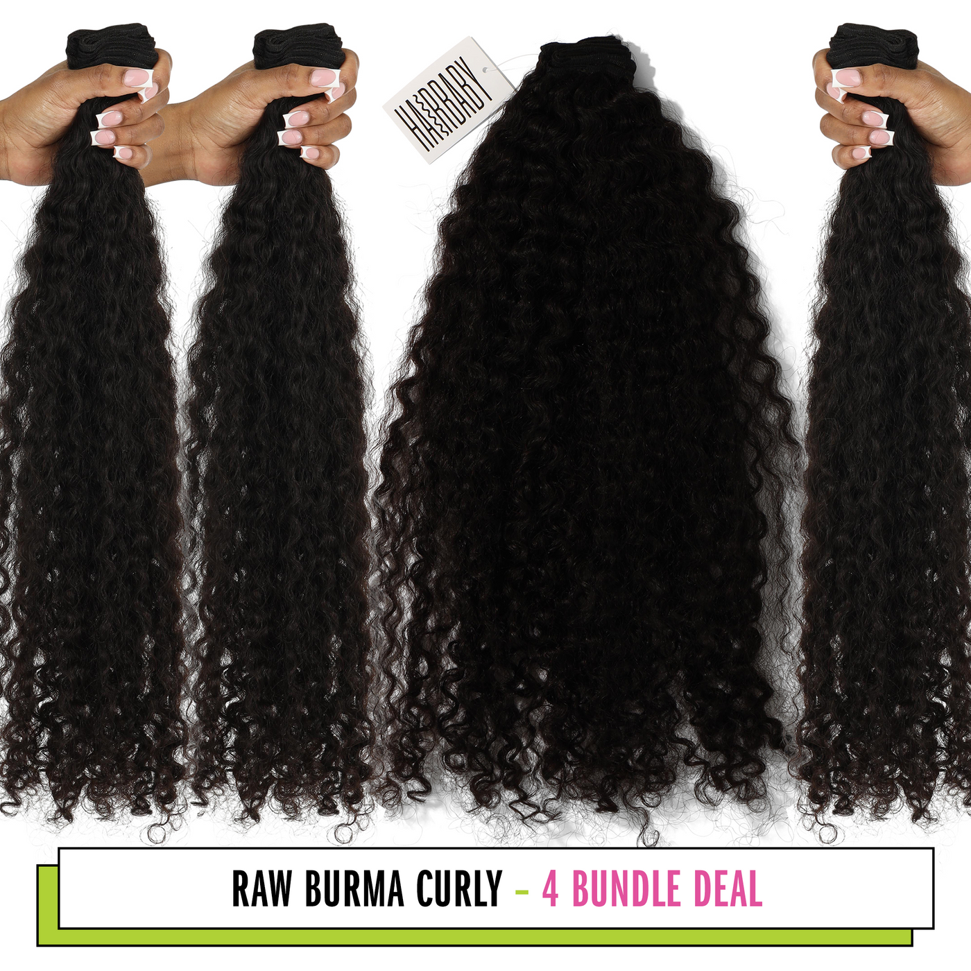 Raw Burma Curly 4 Bundle Deal