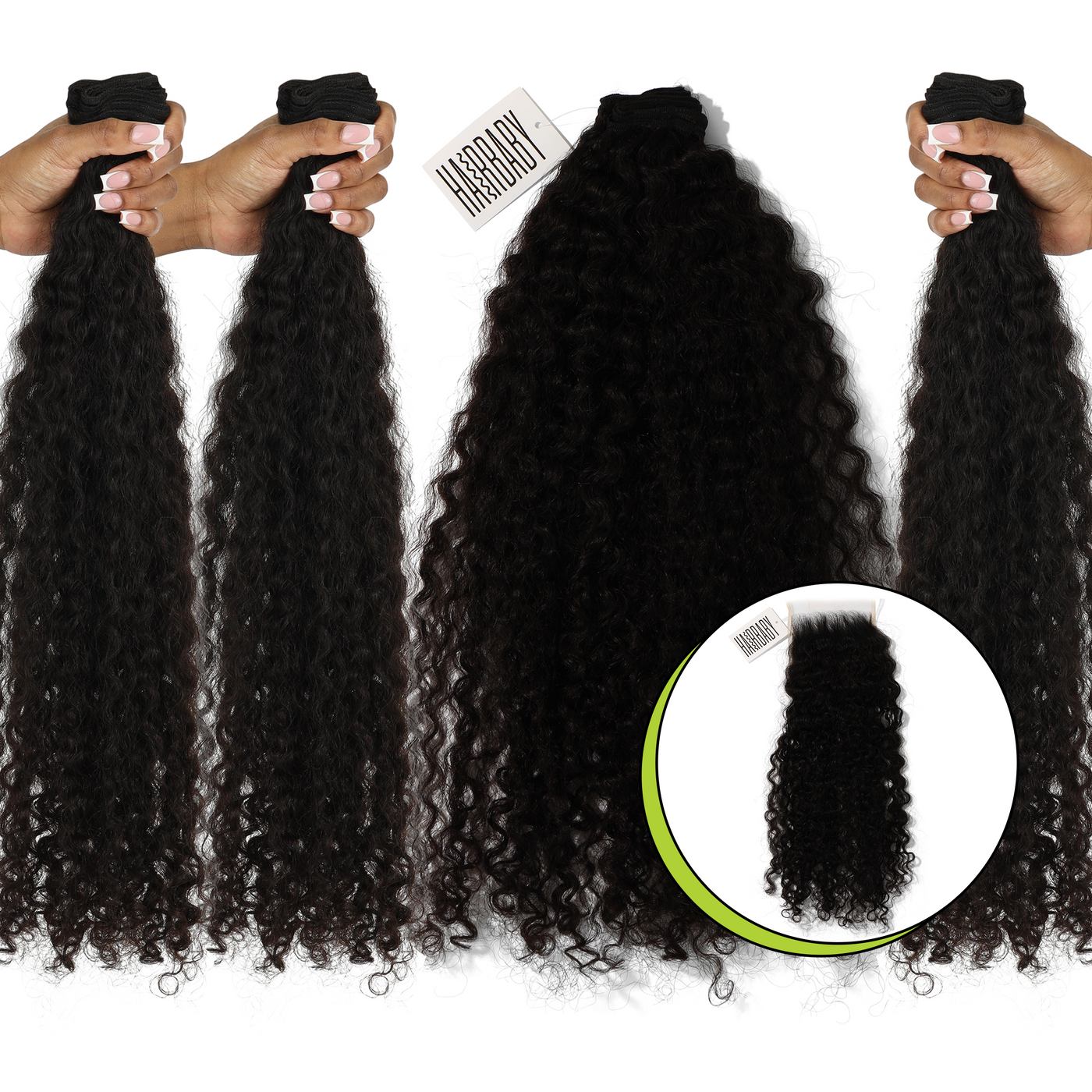 Raw Burma Curly 4 Bundle Deal + Lace