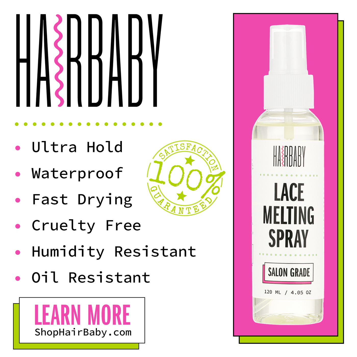 HairBaby Lace Melting Spray